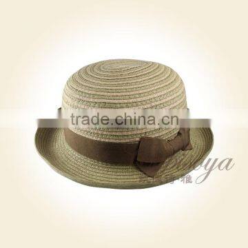 2016 Fashion Hat Girls Fedora Hats Handmade Straw Hat Lady Hat Woman Hat Beach Hat