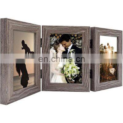 Vintage Hinged Table Desk Top Picture Photo Frame