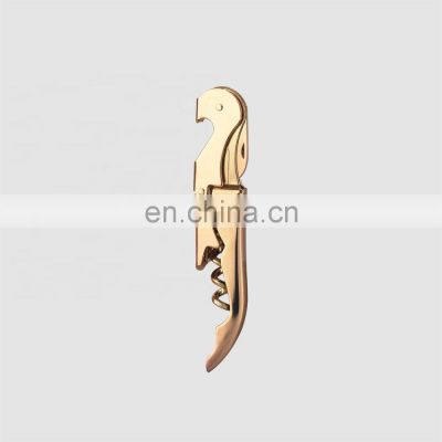 Factory Direct custom can luxury multifunction lever cork screw bartender gold stainless steel wine bottle top corkscrew opener