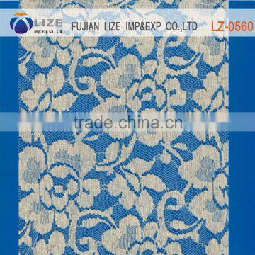 common designs nylon lace fabric for garment LZ-0560