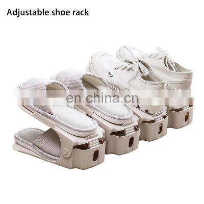 Paste Household Storage Holder  Waterproof Bathroom Slippers Suction Shelf Hanging Telescopic Wall Mount Metal Door Shoe Rack