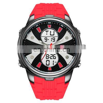 2018 KAT-WACH 719 Men's Fashion&Casual Watch Quartz+Digital Movement Multi-Function Watches