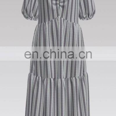 Fashion Trend BCI Cotton Seersucker Stripe Fabric for Shirt and Dress photo-5