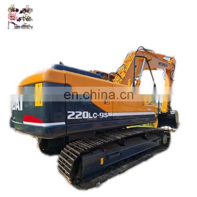 Hyundai R220LC-9s  22 ton crawler excavator, Hyundai robex 220LC-9 uesd digger cheap and excellent condition