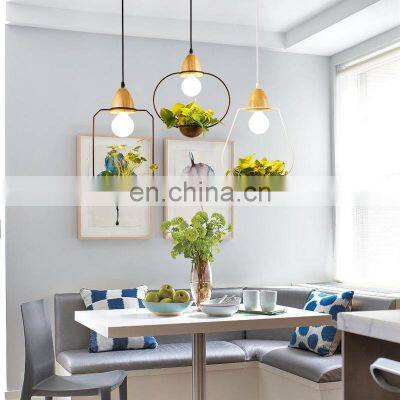Nordic Creative Garden Plant Chandelier Modern Plant Pot Ceiling Hanging Lamp for Indoor Flower Pot LED Pendant Light photo-4