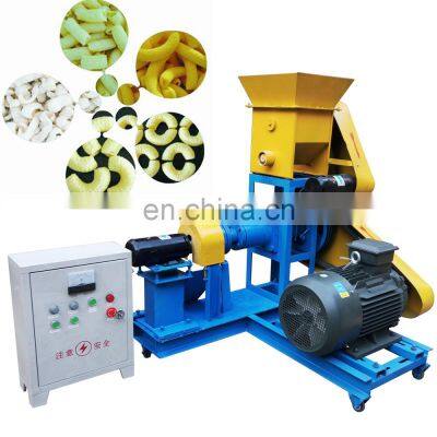 slanty snack bar twin screw extruder prices puffed corn chips snacks food making machine puff snack food extrusion machine