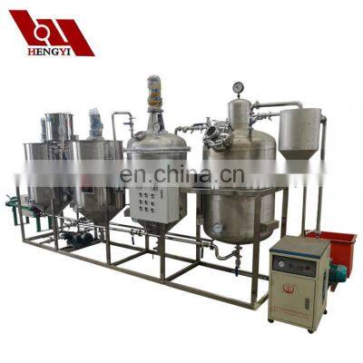 Decolorization, bleaching, deodorization, and dewaxing crude oil refining machine/coconut oil refinery machine