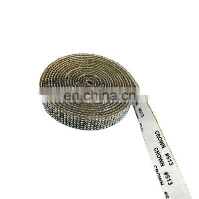 Free samples Double-sided adhesive model  DIY Custom Decorate Crystal Mesh Fabric Rhinestone