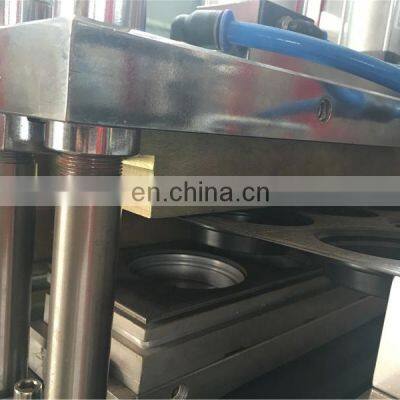 PCL420 Auto PVC PETG BOPS Drink Cup Lid Thermo Forming Machine, Food Packaging Plastic Tray Plate Making Equipment