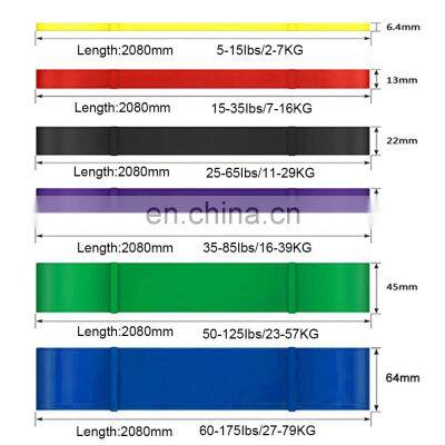 Wholesale Custom Logo Latex Hip Exercise Stretch Yoga Training Resistance Bands Bulk Resistance Bands photo-4