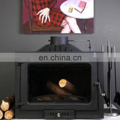 Indoor Decor Flame Decorative Mirror Bio Pellet Wood Burning Inserts Villa Heating Fireplace photo-4