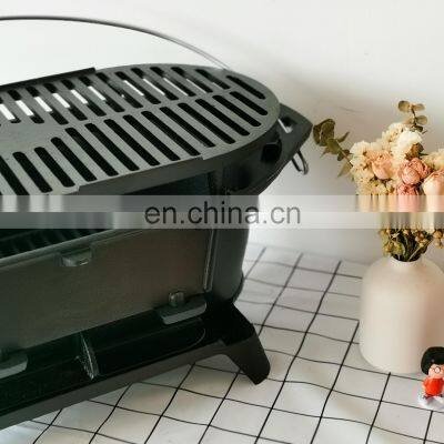 Custom Camping Stove Cast Iron Outdoor Charcoal Portable BBQ Grill photo-2