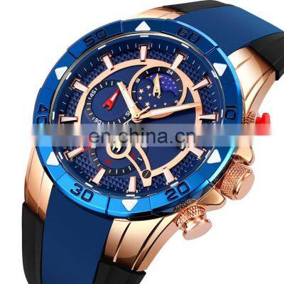 OEM ODM customized your brand luxury men wristwatch Skmei 9270 stainless steel 30meter waterproof quartz watch