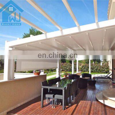 High Quality Garden Motorized Roof Waterproof Pergola Kits