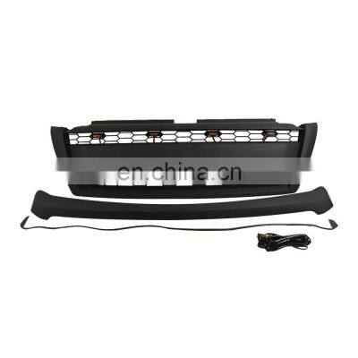 4x4 Off road Auto Parts Other Exterior Accessories Front Grill Car Grille With LED Fit For LandCrusier Prado FJ150 2014-2018