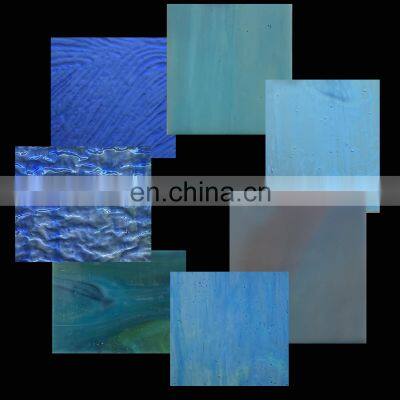 Factory Direct Custom Architectural Decor Tiffany Stained Glass Sheet Painted Mosaic Glass photo-2