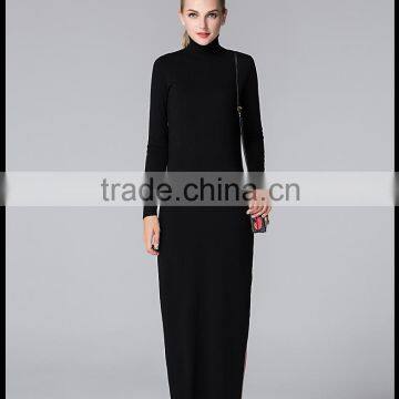 Autum/Winter pullover split package hip ultra slim thin long skirts for women