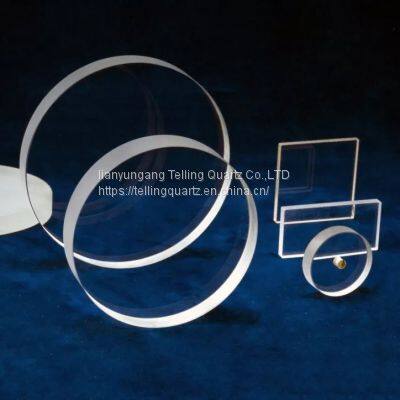 Customized All Size Heat Resistant High Transmittance UV Optical Transparent Thin OEM Square Quartz Glass Plate for Lamp photo-3