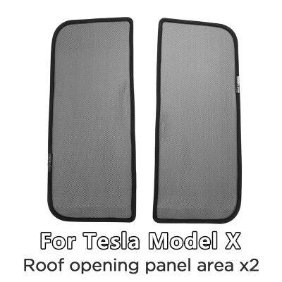 Tesla Model X Glass Sunshade Car Skylight Blind Shading Net Tesla Model S Front Glass Roof Sunshade photo-2