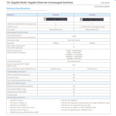 Netgear Netgear XS505MXS508M Multi-gigabit Five-speed Switch Non-network Management Compatibility photo-5
