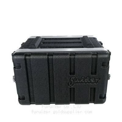 ABS-6UM 12”Light Weight Plastic Amplifier Aviation Case 6U AMP Flight Rack Case With 4 Twist Locks and 2 Carry Handles photo-3