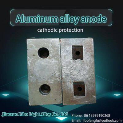 Aluminum-alloy sacrificial anodes   Price advantage Cathodic protection material