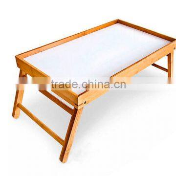 Bamboo Serving Hospital Wood Breakfast Dinner Tray Table Legs