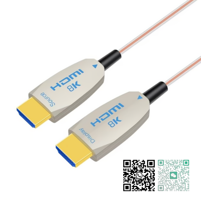 Оптовая продажа 8K HDMI2.1 оптического кабеля с пропускной способностью 48 Гбит/с от завода по OEM-производству, AM-AM, для RTX3090, PS5, Xbox Series X, телевизоров Roku/Fire/Sony/LG CX