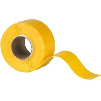 TPE-X10YEL Heat Resistant Self Sealing Fusing Bonding Silicone Clear Transparent Insulation Tape for Oil Pipes