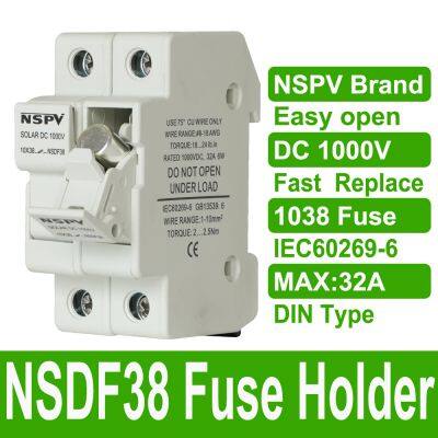 NSPV NSDF38 DC Fuse Holder 1000V for Solar PV System With 32A Fuse photo-2