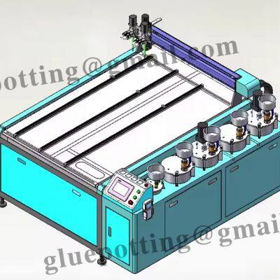 AB Adhesive Sealant Mixing System Potting Filling Dispensing Machine AB Glue Mixer Dispenser With Oven Curing