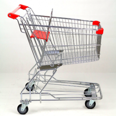 85L Asian Style Supermarket Grocery Trolley Cart Shopping Cart Shopping Trolley