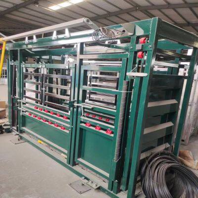 Hydraulic Squeeze Cow Chute Head Cattle Crush mit Waage