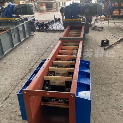 Food Waste Scraper Conveyor, Fully Enclosed Horizontal Material Conveying Machine, Chemical Raw Material Stainless Steel Scraper Conveyor photo-2