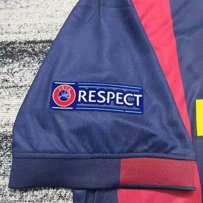 1415 Барса ретро футболка № 10 в стиле Месси. Короткая рукав ретро футболка photo-3