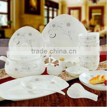 56 pcs western dinnerware sets