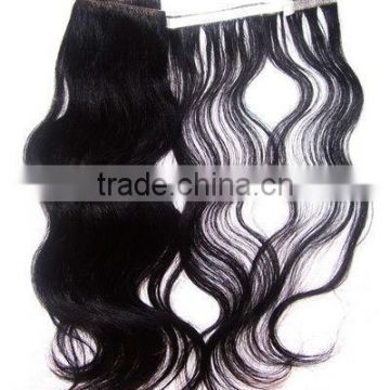 22" remy silky straight skin hair tape hair extensions