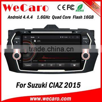 Wecaro WC-SC8075 Android 4.4.4 car stereo 2 din for suzuki swift radio audio system A9 cpu 2015