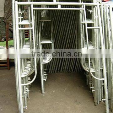 steel metal walk though frames