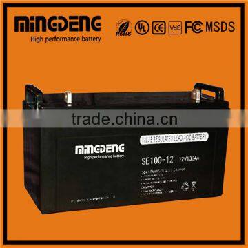 Long cycle life solar battery storage 12v 100ah battery