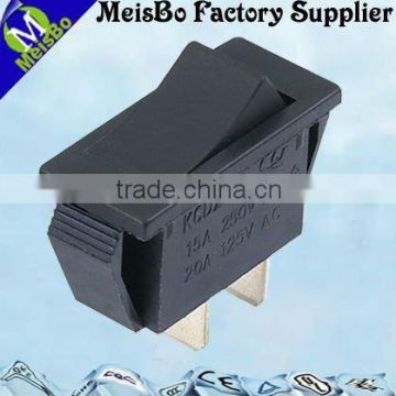 two pins on -off 16A 250VAC/20A 125VAC ABS common rocker switch