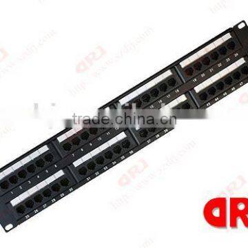 china supplier 2U UTP 48 ports cat6 patch panel