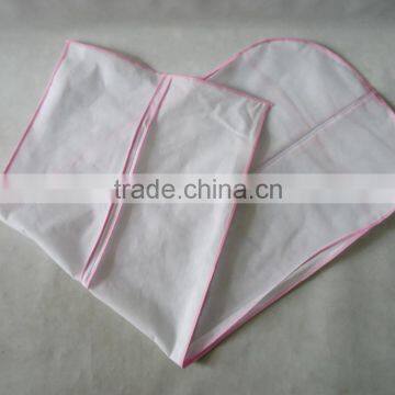 Clear PVC garment zipper suit bag