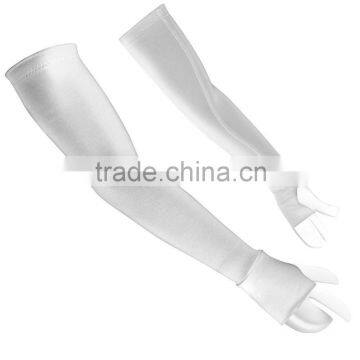 Golf UV Protection Sports Arm Cooler Sleeve White