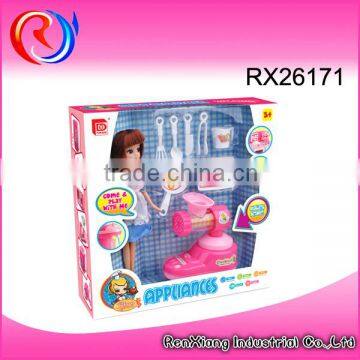 Plastic Funny Kitchen Set for Kids Food Fake