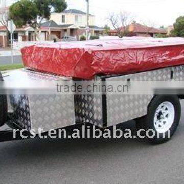 best selling 7x4ft off road camper trailer and soft floor travel trailer