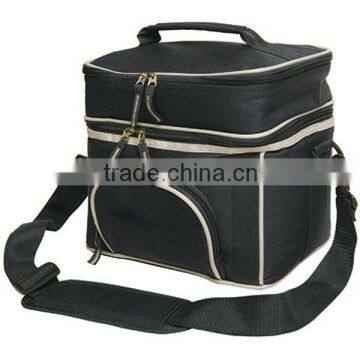 Adjustable insulated fitness picnic cooler bag