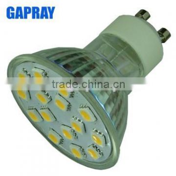 CE RoHS 3W SMD Glass 120 degree LED GU10 spotlight