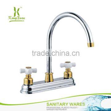 New Design Plastic basin faucet 2 hole