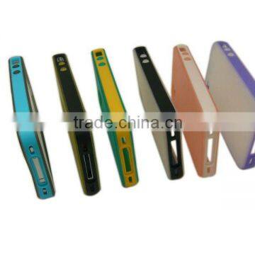 Wholesale Fashion Double color TPU soft case for Iphone 5